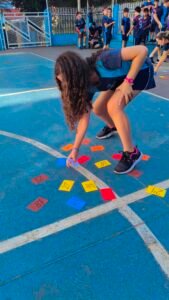 O 4º ano colocou a tabuada em movimento na Corrida da Tabuada.